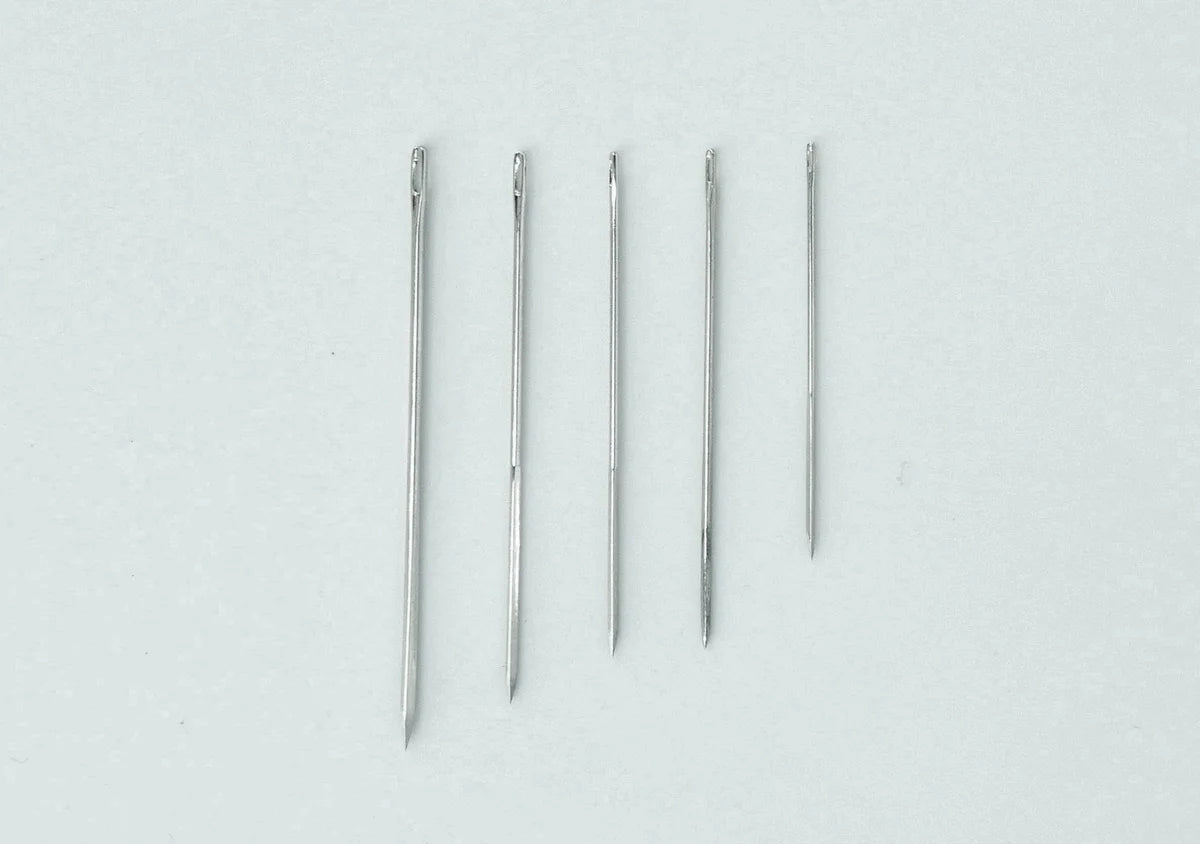 Aiguille de gantier - droite - 1 pointe triangulaire (L3910) - Fourniture maroquinerie cuir
