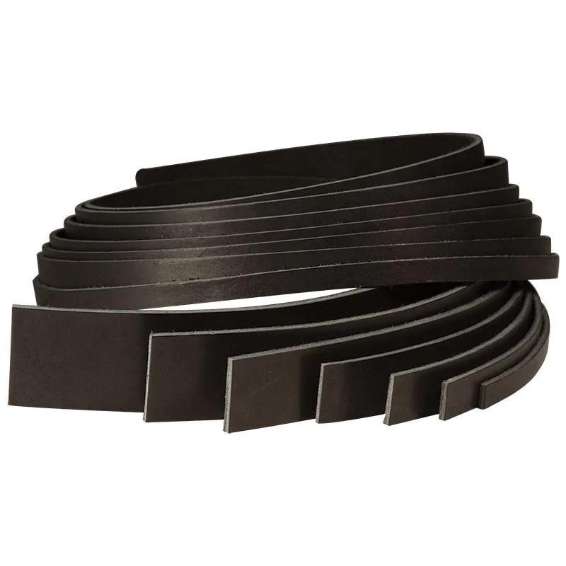 Bandes De Cuir De Vachette Noir De 120 Cm De Long - Vue alternative