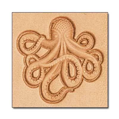 Craftool® Matoir 3-D Poulpe - Fourniture maroquinerie cuir