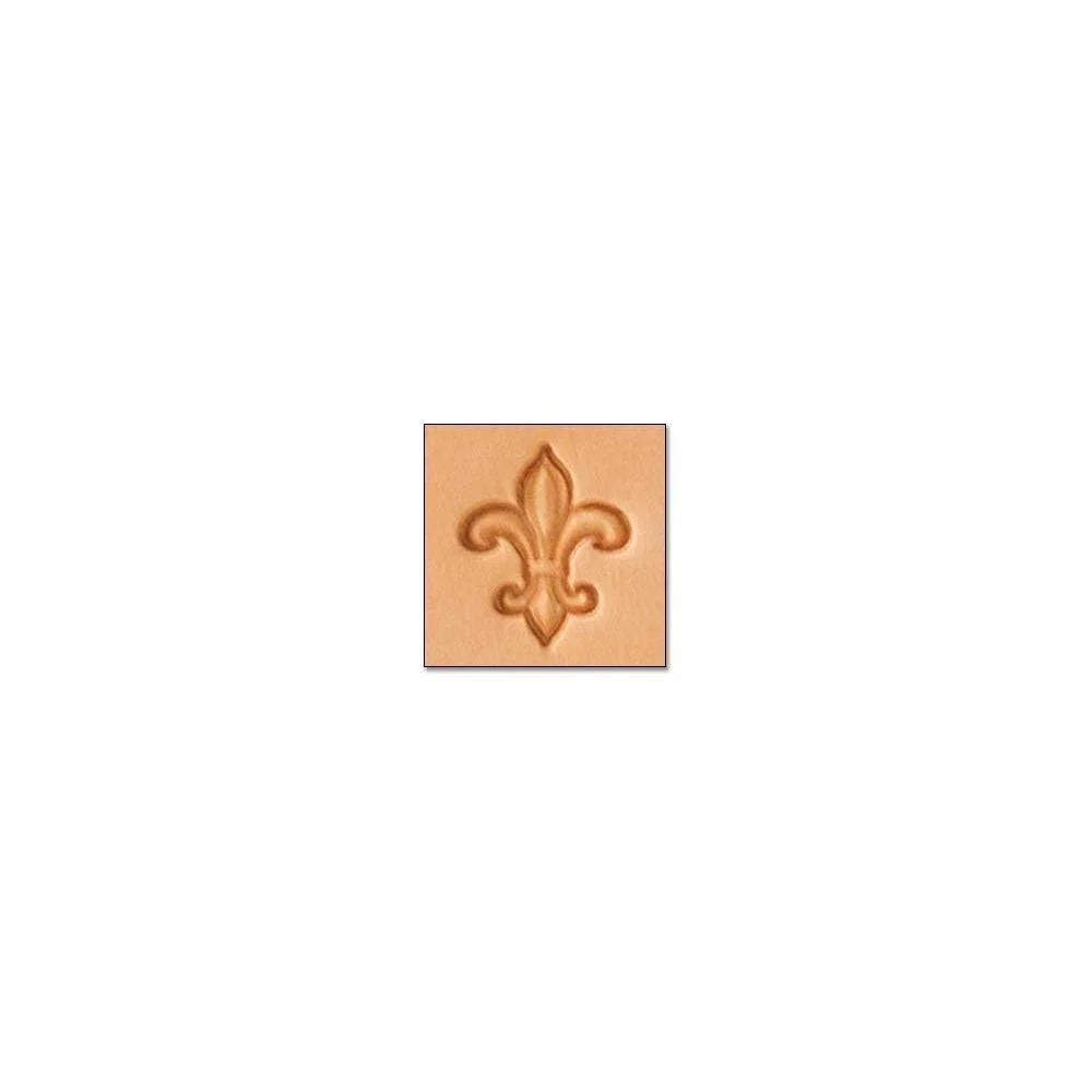 Craftool® Mini Matoir 3D Fleur De Lis - Fourniture maroquinerie cuir