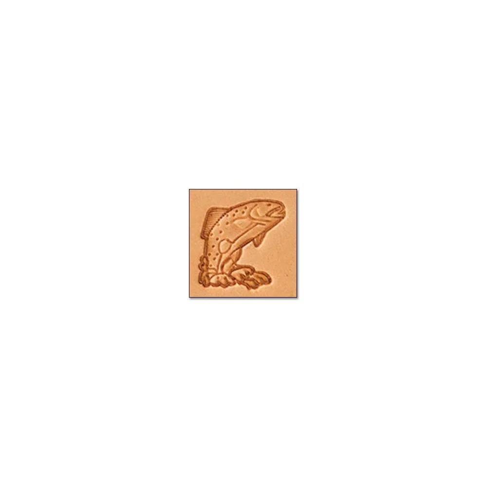 Craftool® Mini Matoir 3D Truite - Fourniture maroquinerie cuir