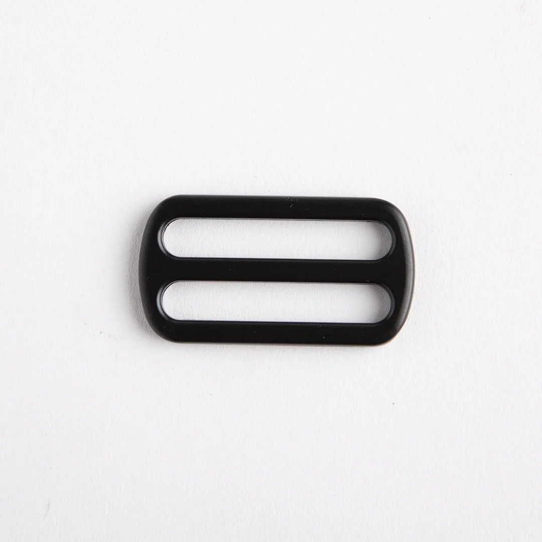 Glissière De Sangle 1-1/2 En Noir/Noir - Fourniture maroquinerie cuir