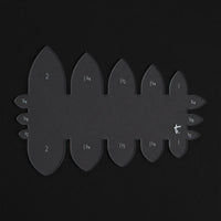 Modèle acrylique d’extrémité de ceinture pointue - Vue principale