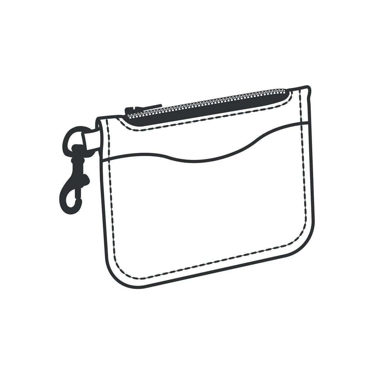 Modèle de papier de pochette à monnaie Oxford - Vue principale