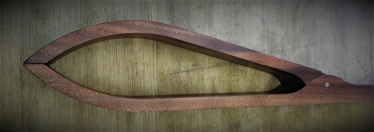 Pince à coudre en bois 1300 × 72 vernie - Fourniture maroquinerie cuir