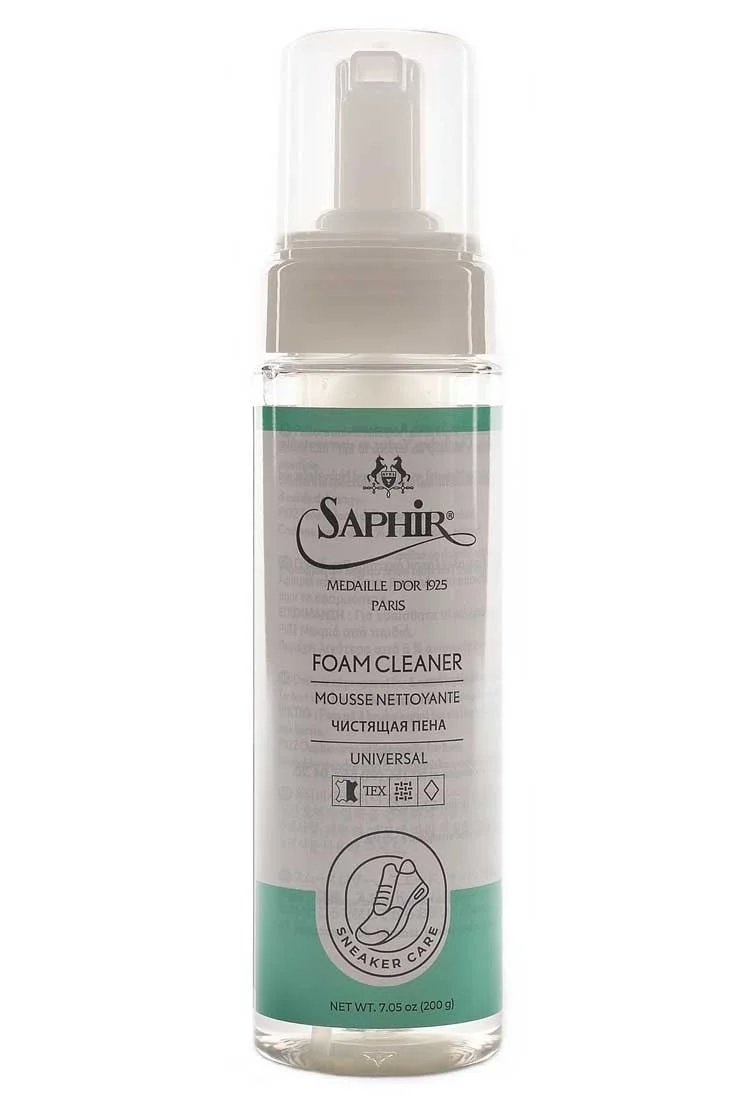Saphir Mo Mousse Nettoyante/Foam Cleaner 200Ml - Fourniture maroquinerie cuir