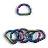 Pack De 6 Anneaux En Forme D'Arc-En-Ciel