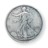 Liberty Half-Dollar Concho 1-3/16" (30 Mm)