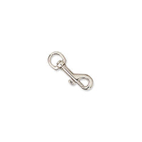10 mm (3/8 Zoll) vernickelter, federbelasteter Karabiner