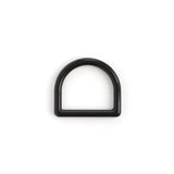 Dekorativer Ring aus massivem, glänzendem schwarzem Dee