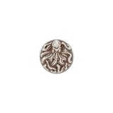 Concho Octopus 1" Tandy Leather - Argent Antique Vissé