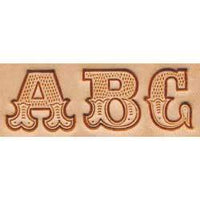 Ensemble D'Alphabets Artistiques En Cuir Craftool® 3/4" (19 Mm)