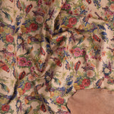 Peau De Mouton À Imprimé Floral
