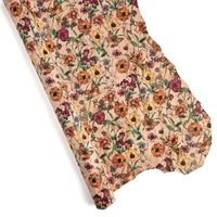 Peau De Mouton À Imprimé Floral