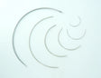 Aiguille courbe triangulaire 3°1/2 C5127 (55 mm) (sachet de 12) - Fourniture maroquinerie cuir