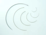 Aiguille courbe triangulaire 3°1/2 C5127 (55 mm) (sachet de 12) - Fourniture maroquinerie cuir