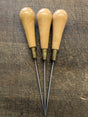 Alêne ronde emmanchée - 11 à 13 cm - Fourniture maroquinerie cuir