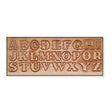 Alphabet 3/4" Craftaid® - Fourniture maroquinerie cuir