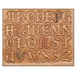 Alphabet Craftaid® De 44 Mm (1-3/4") - Fourniture maroquinerie cuir
