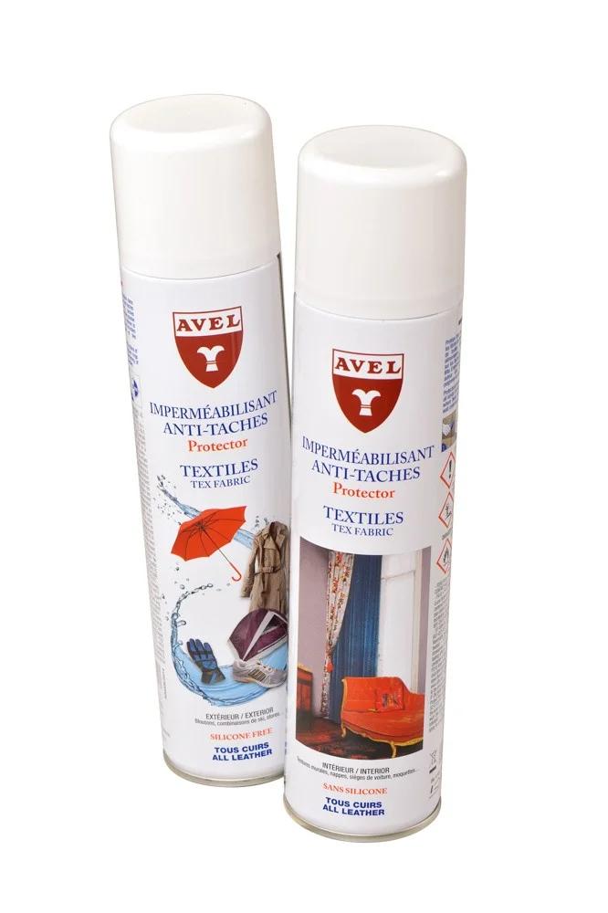 AVEL Impermébilisant Textile Aérosol - 400Ml - Fourniture maroquinerie cuir