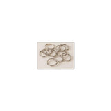 Bagues Fendues Sans Nickel, Paquet De 10 - Vue principale