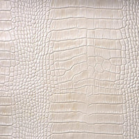 Basane Art Mouton Bio-Tan - Façon Crocodile Blanc Naturel - Fourniture maroquinerie cuir