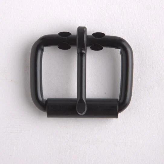 Boucle De Rouleau 1-1/4 En Noir Et Blanc - Fourniture maroquinerie cuir