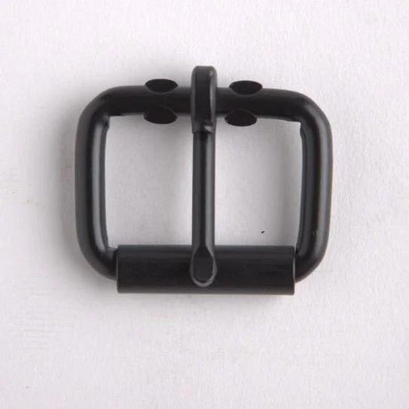 Boucle De Rouleau 1-1/4 En Noir Et Blanc - Fourniture maroquinerie cuir