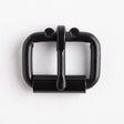 Boucle De Rouleau 1 En Noir/Noir - Fourniture maroquinerie cuir