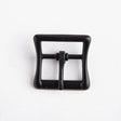 Boucle De Sangle 1 En Noir/Noir - Fourniture maroquinerie cuir