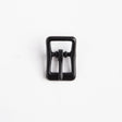 Boucle De Sangle 3/8 En Noir/Noir - Fourniture maroquinerie cuir