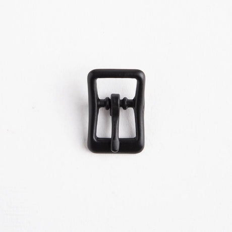 Boucle De Sangle 3/8 En Noir/Noir - Fourniture maroquinerie cuir