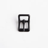 Boucle De Sangle 3/8 En Noir/Noir - Fourniture maroquinerie cuir