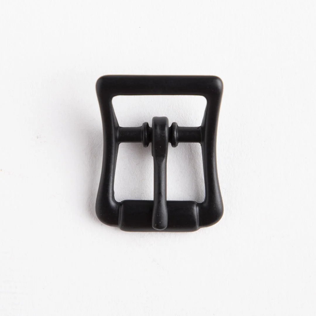 Boucle De Sangle 5/8 En Noir.Nf - Fourniture maroquinerie cuir