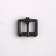 Boucle De Sangle À Rouleau 1/2 En Noir/Noir - Fourniture maroquinerie cuir