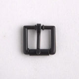 Boucle De Sangle À Rouleau 5/8 En Noir/Noir - Fourniture maroquinerie cuir