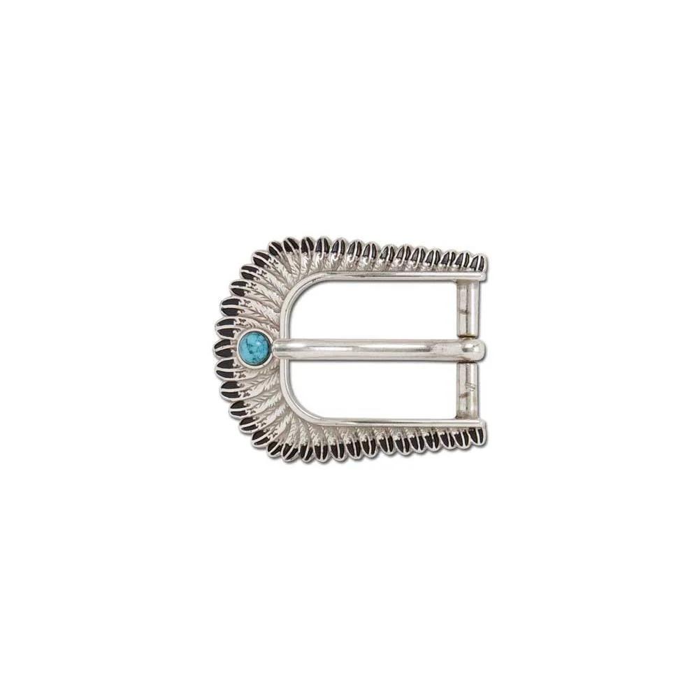 Boucles De Plumes Turquoises - Vue principale