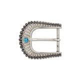 Boucles De Plumes Turquoises - Détail produit