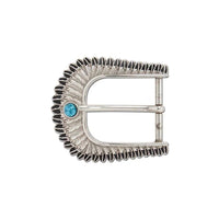 Boucles De Plumes Turquoises - Détail produit