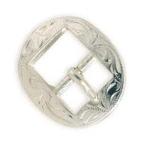 Boucles De Sangle Gravées - Fourniture maroquinerie cuir
