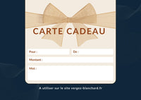 Carte cadeau - Fourniture maroquinerie cuir
