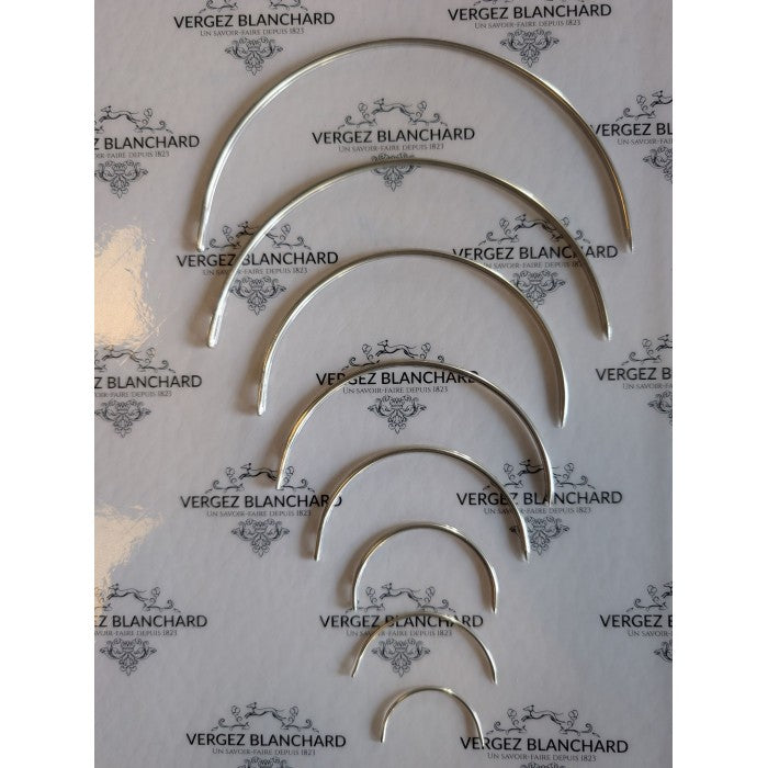Carte de 8 aiguilles courbes - Fourniture maroquinerie cuir