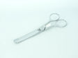 Ciseau à crin courbé chromé 17 cm - Fourniture maroquinerie cuir