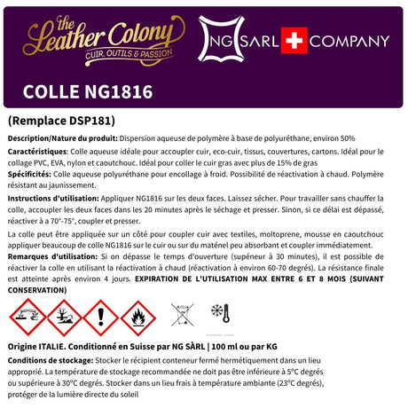 Colle Ng1816 (Remplace Dsp181) - Fourniture maroquinerie cuir