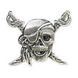 Concho Pirate 1-1/2" (38 Mm) X 1-3/16" (30 Mm) - Fourniture maroquinerie cuir