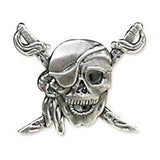 Concho Pirate 1-1/2" (38 Mm) X 1-3/16" (30 Mm) - Fourniture maroquinerie cuir