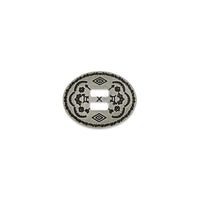 Conchos À Fente Du Sud-Ouest Plaque De Nickel Givrée / Sans Nickel, Paquet De 6 - Vue principale