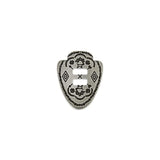 Conchos À Fente Du Sud-Ouest Plaque De Nickel Givrée / Sans Nickel, Paquet De 6 - Détail produit