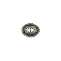 Conchos À Fentes Sonora Plaque De Nickel Givrée / Sans Nickel Pack De 6 - Vue principale