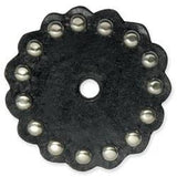 Conchos En Cuir À Pois Ronds Noirs - Vue alternative
